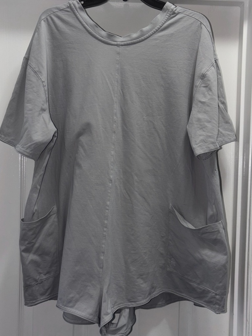 Freepeople Movement HotShot Grey Romper Oversized w/ Pockets